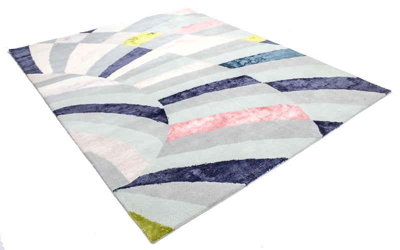 Designer tæppe - 299 x 240 cm - farvet