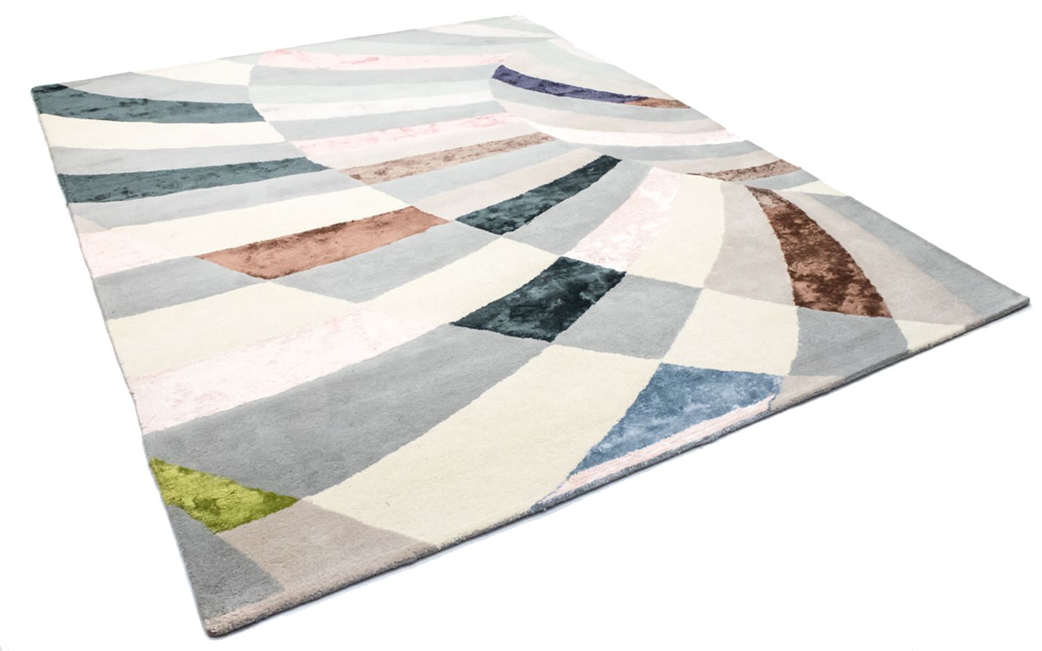 Designer tæppe - 300 x 250 cm - farvet