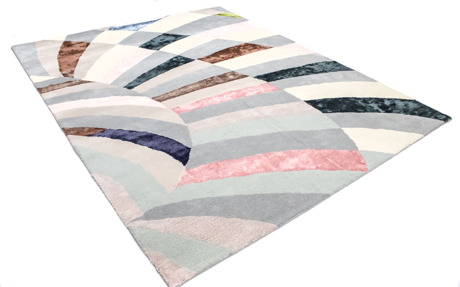 Designer tæppe - 300 x 250 cm - farvet