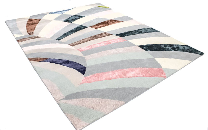 Designer tæppe - 300 x 250 cm - farvet