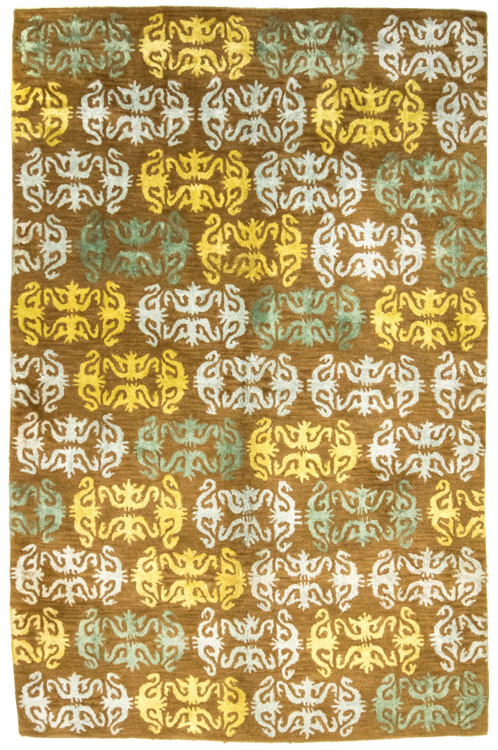 Designer tæppe - 263 x 181 cm - brun