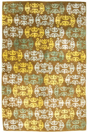 Designer tæppe - 263 x 181 cm - brun