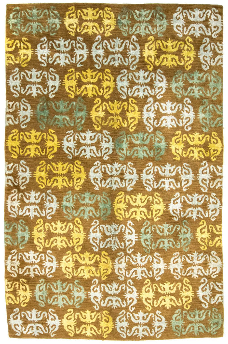 Designer tæppe - 263 x 181 cm - brun