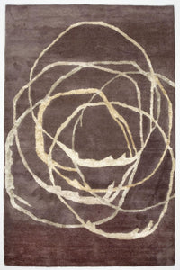 Designer tæppe - 245 x 155 cm - lilla