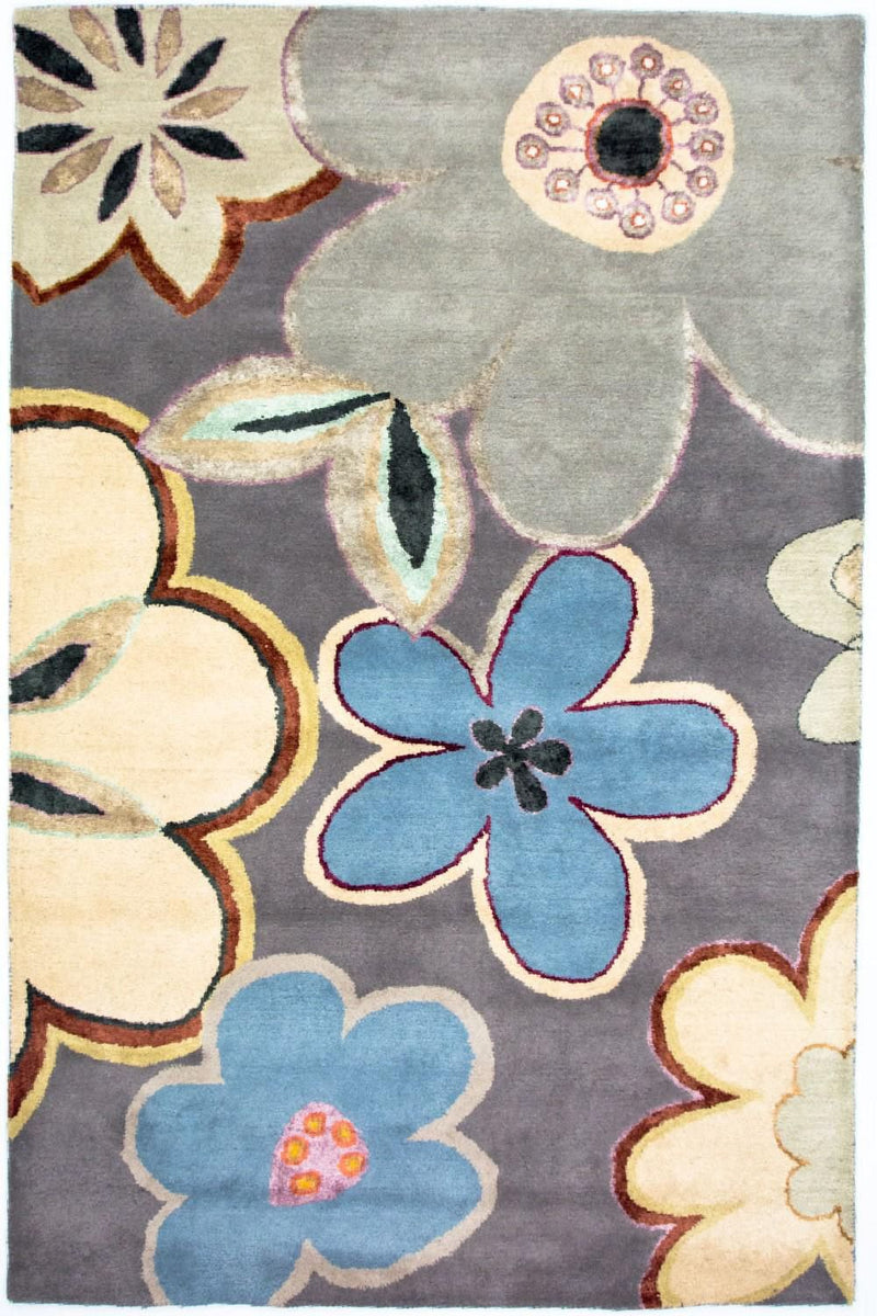 Designer tæppe - 237 x 150 cm - flerfarvet