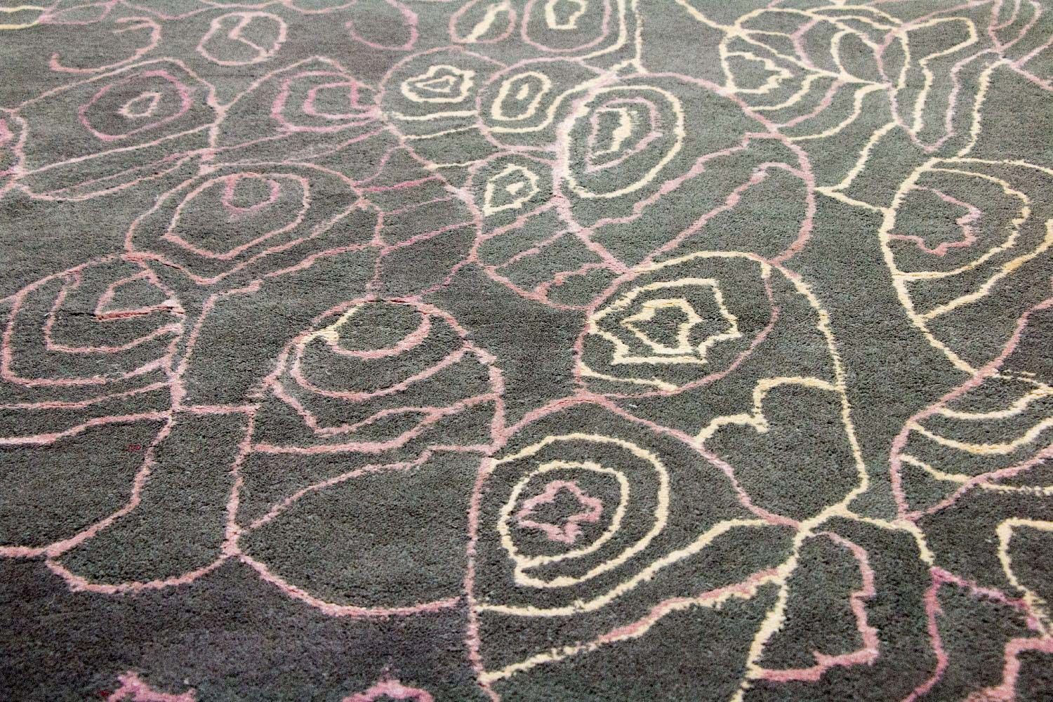 Designer tæppe - 244 x 152 cm - flerfarvet