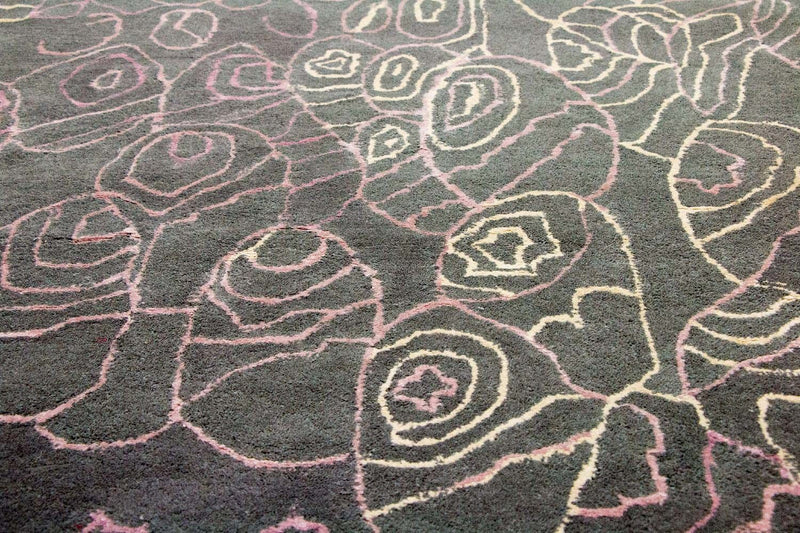 Designer tæppe - 244 x 152 cm - flerfarvet