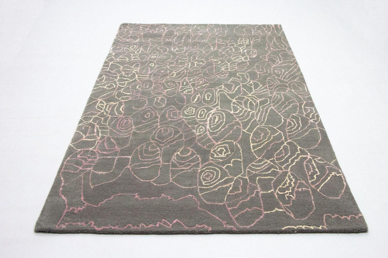 Designer tæppe - 244 x 152 cm - flerfarvet