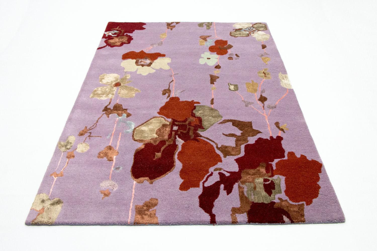 Designer tæppe - 240 x 152 cm - lilla