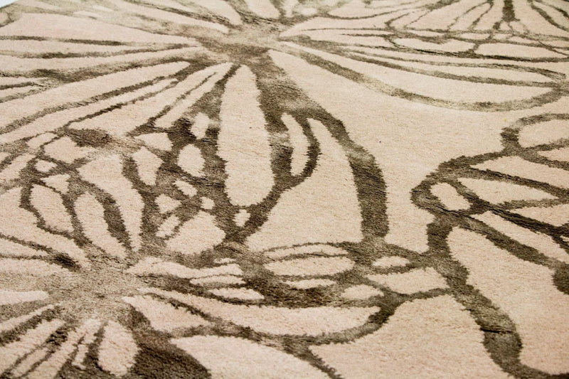 Designer tæppe - 196 x 135 cm - beige
