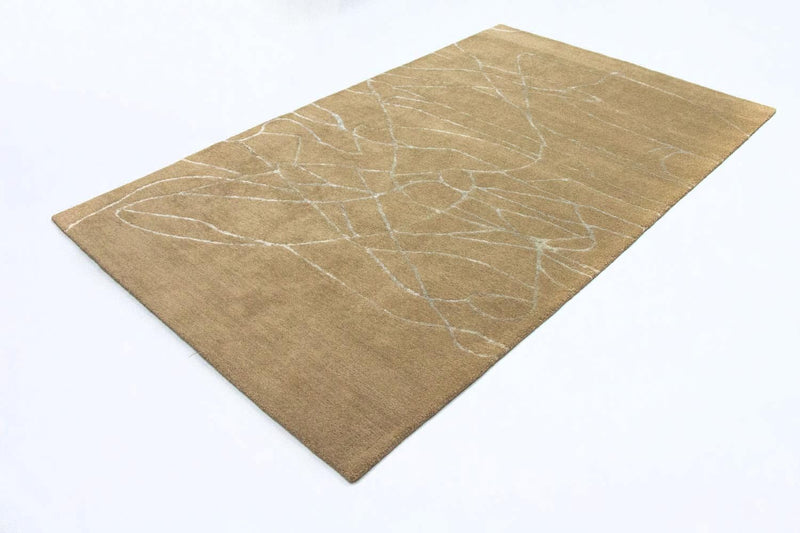 Designer tæppe - 243 x 150 cm - brun