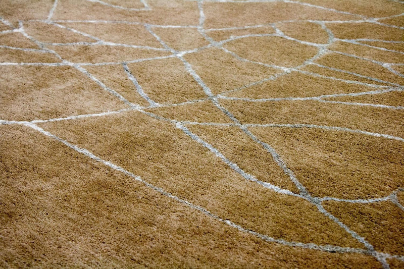 Designer tæppe - 243 x 150 cm - brun