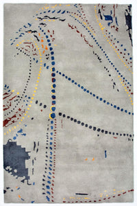 Designer tæppe - 242 x 155 cm - brun