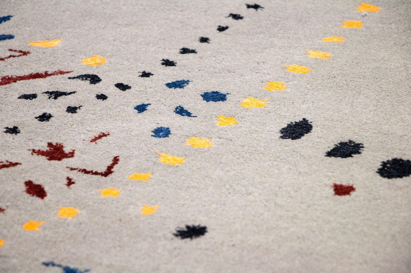 Designer tæppe - 242 x 155 cm - brun