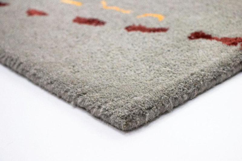 Designer tæppe - 242 x 155 cm - brun