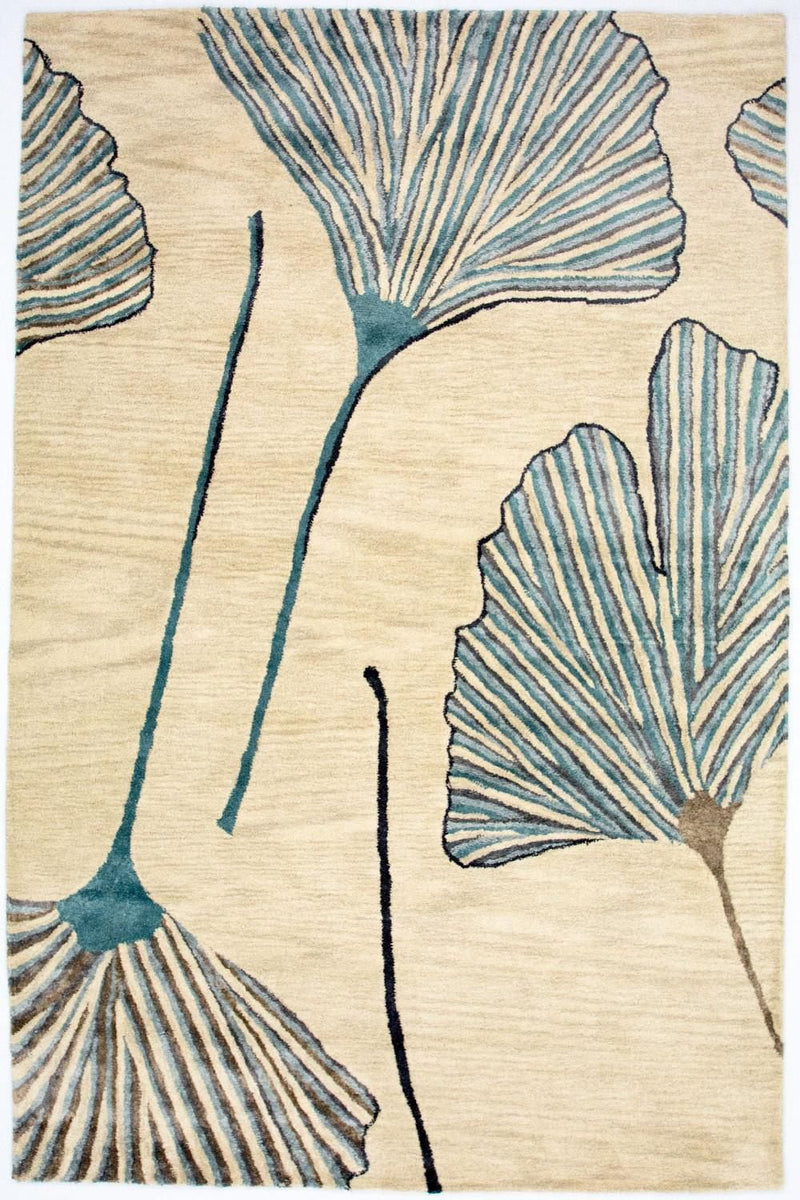Designer tæppe - 243 x 153 cm - beige