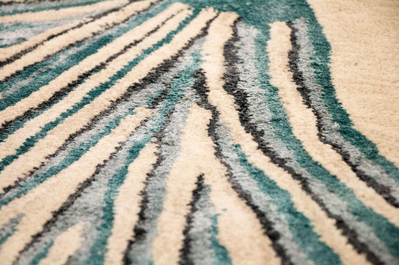 Designer tæppe - 243 x 153 cm - beige