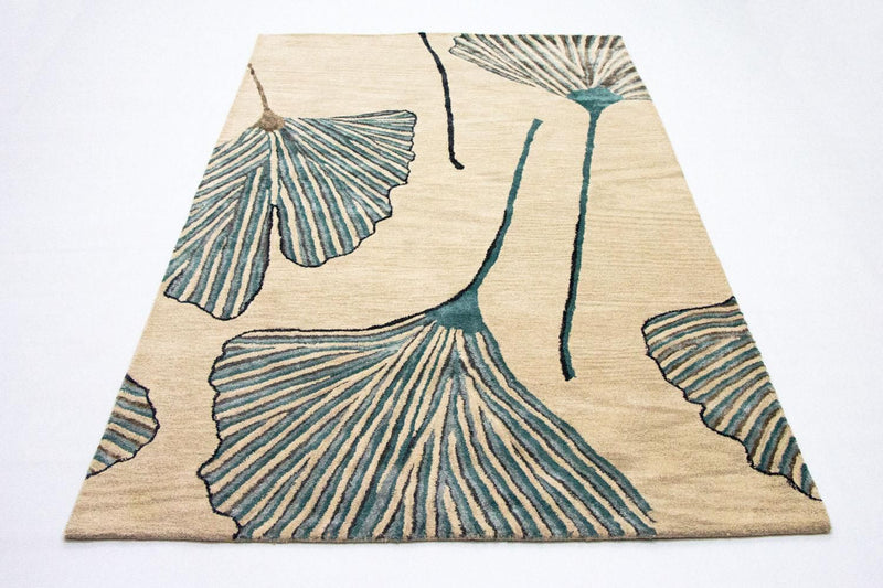 Designer tæppe - 243 x 153 cm - beige