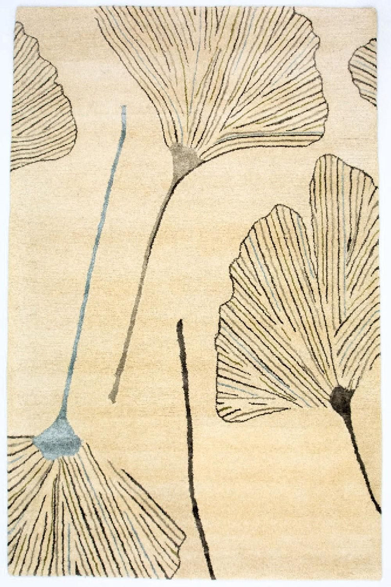 Designer tæppe - 243 x 151 cm - beige