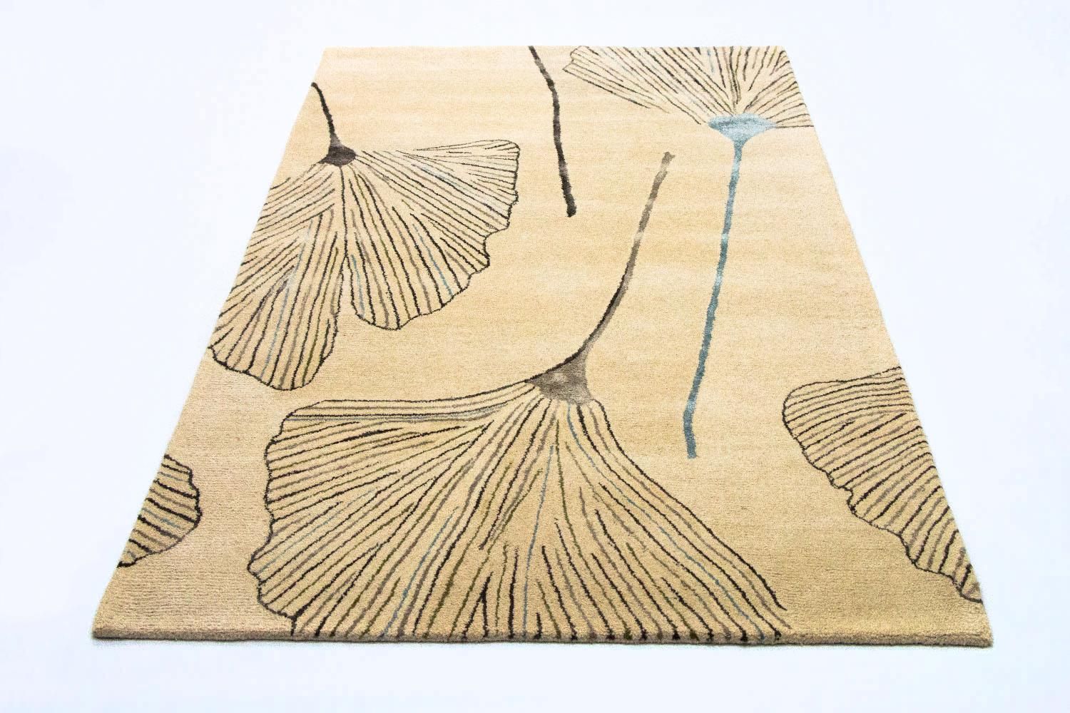 Designer tæppe - 243 x 151 cm - beige