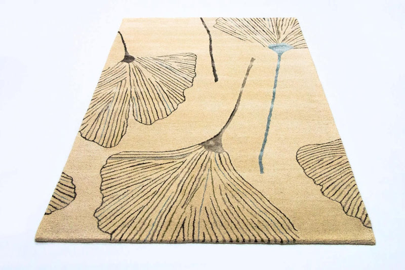 Designer tæppe - 243 x 151 cm - beige
