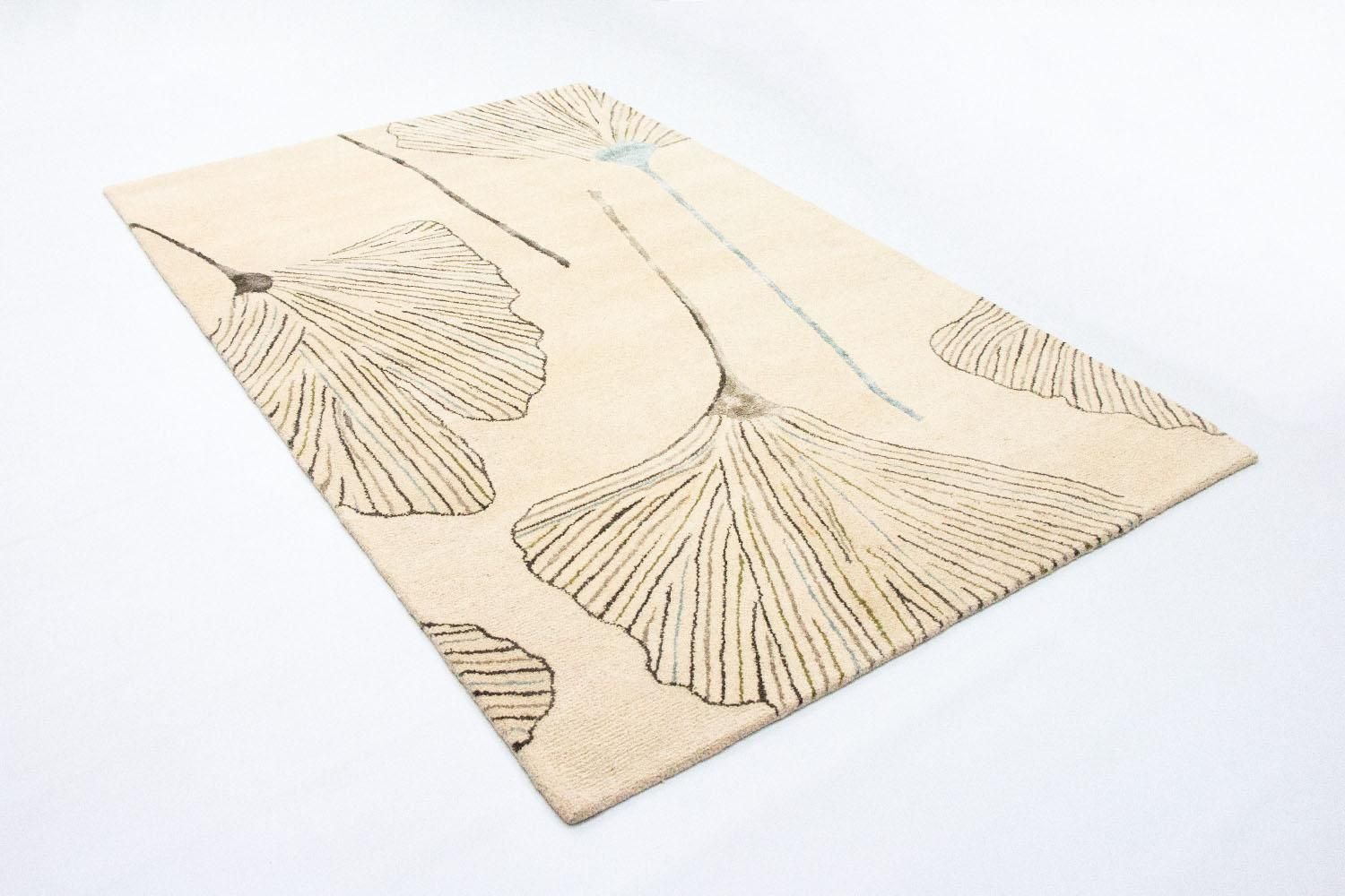 Designer tæppe - 243 x 151 cm - beige