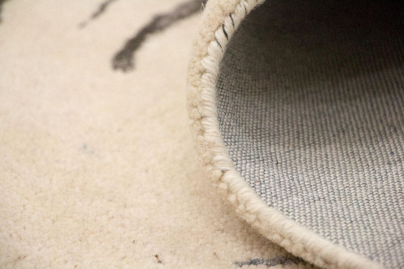 Designer tæppe - 240 x 149 cm - beige