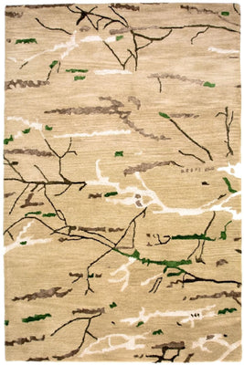 Designer tæppe - 241 x 152 cm - flerfarvet