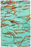 Designer tæppe - 248 x 154 cm - turkis