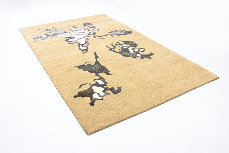 Designer tæppe - 241 x 154 cm - beige