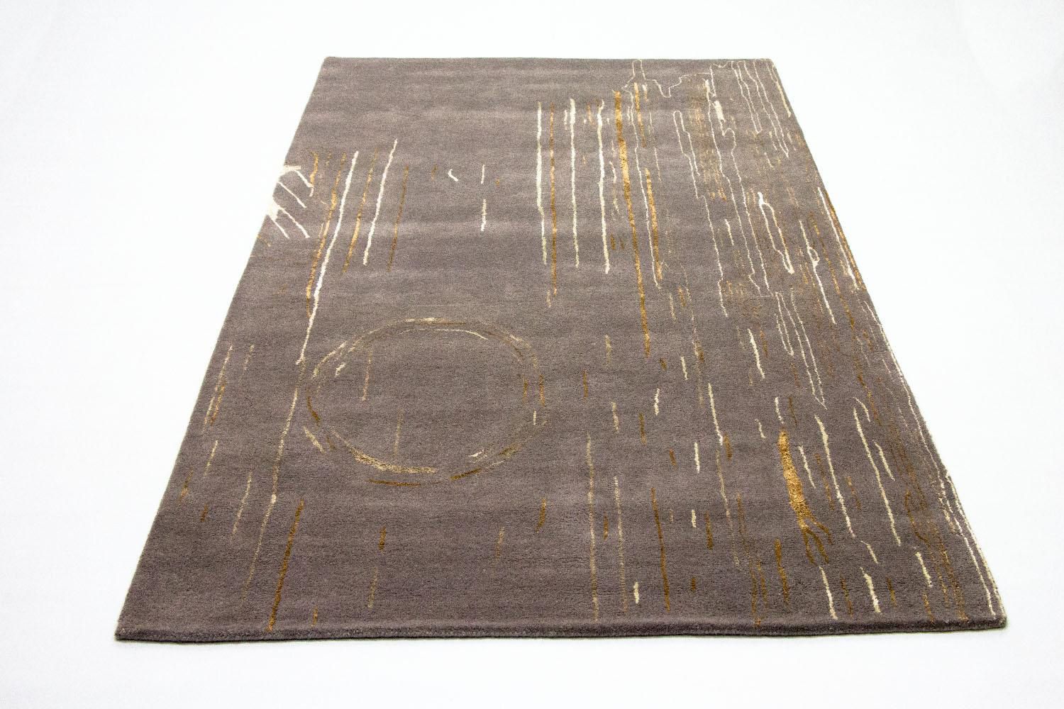 Designer tæppe - 242 x 151 cm - brun