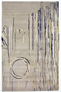 Designer tæppe - 244 x 157 cm - beige