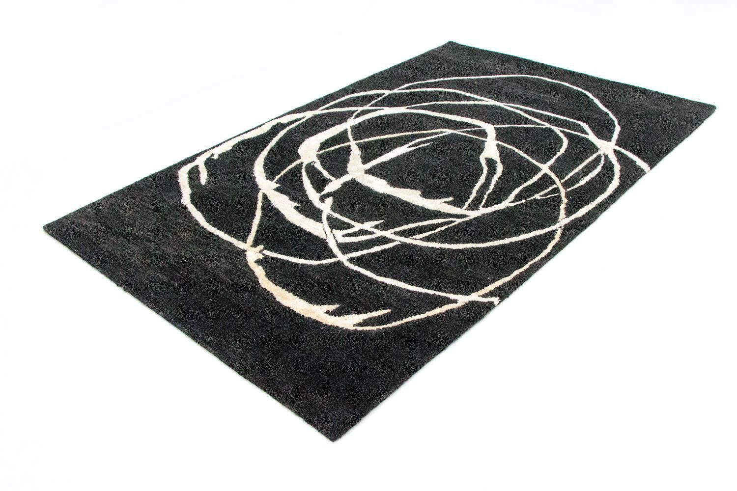 Designer tæppe - 245 x 153 cm - blå