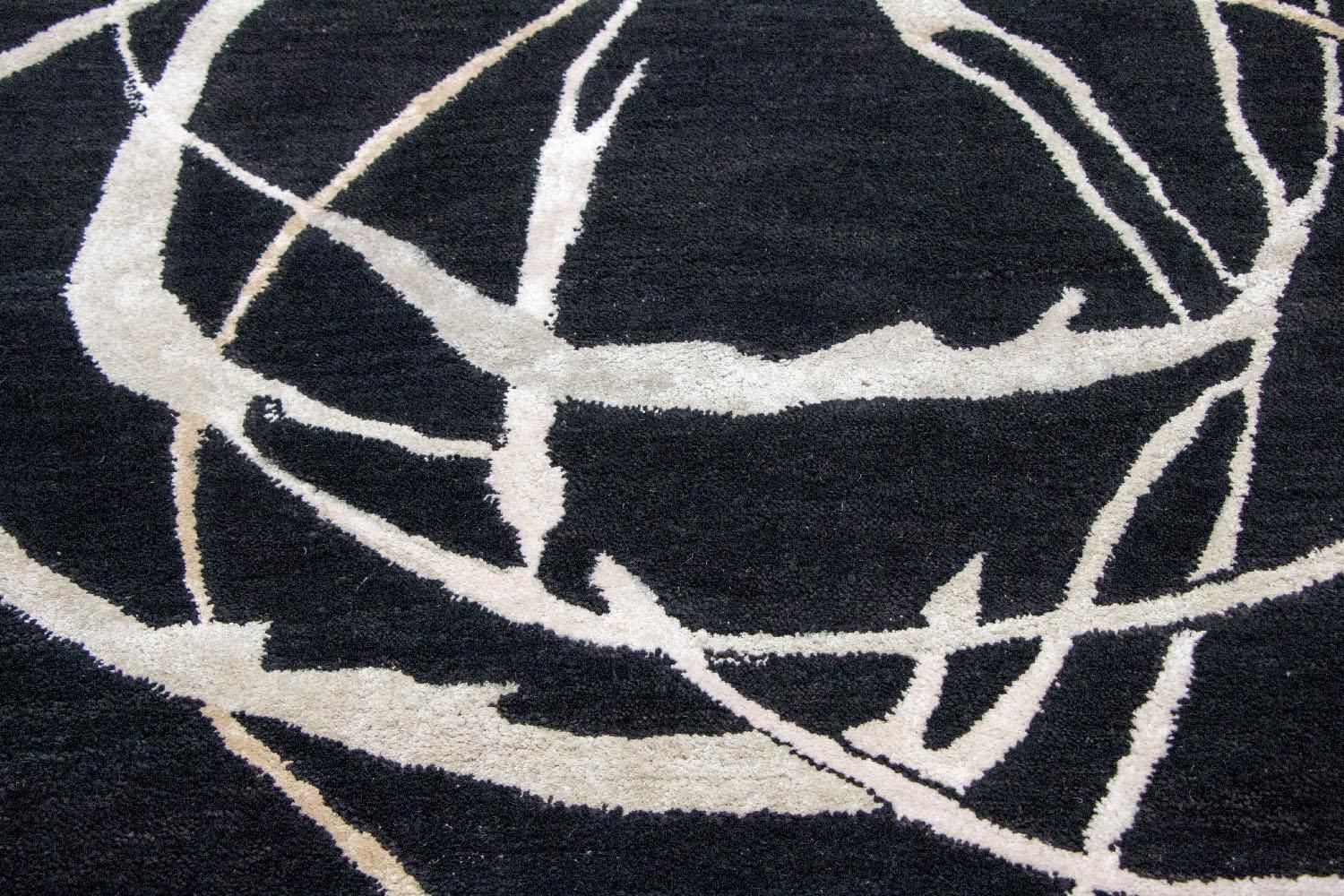 Designer tæppe - 245 x 153 cm - blå