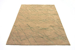 Designer tæppe - 198 x 136 cm - beige