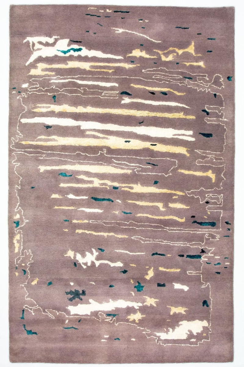 Designer tæppe - 243 x 153 cm - brun