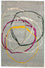 Designer tæppe - 243 x 153 cm - sølv
