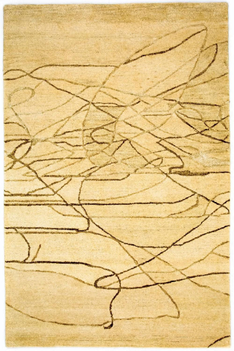 Designer tæppe - 240 x 153 cm - beige