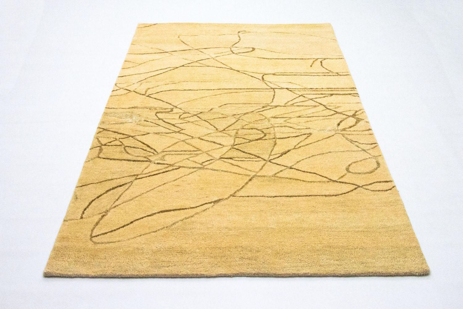 Designer tæppe - 240 x 153 cm - beige