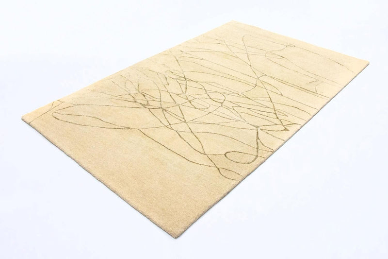 Designer tæppe - 239 x 152 cm - beige