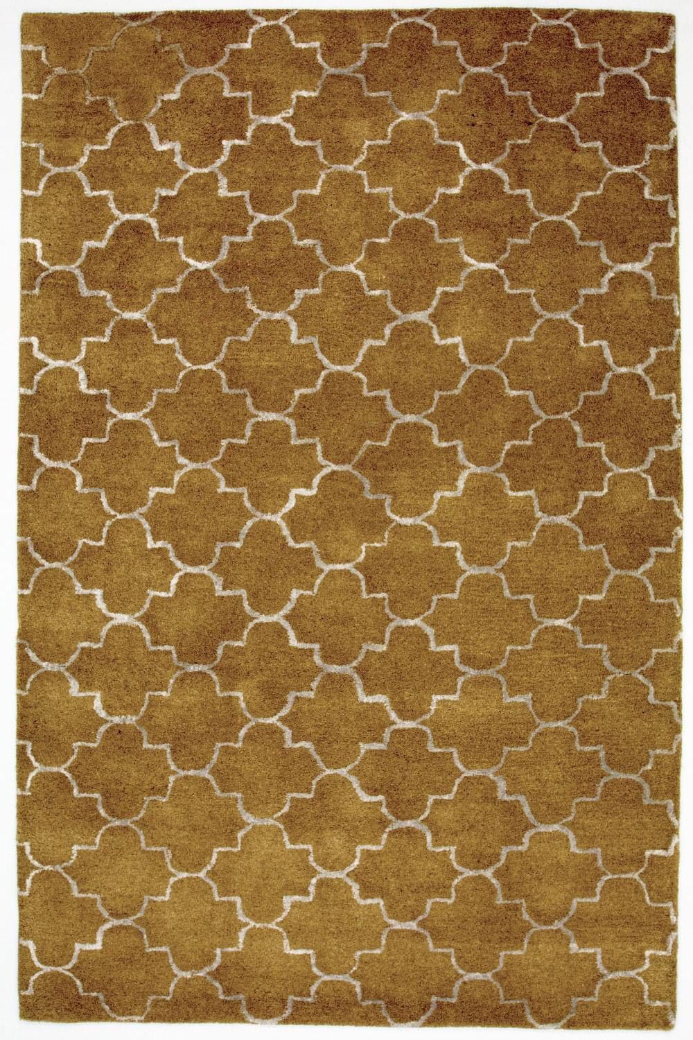 Uldtæppe - 243 x 156 cm - beige