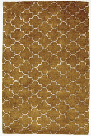 Uldtæppe - 243 x 156 cm - beige
