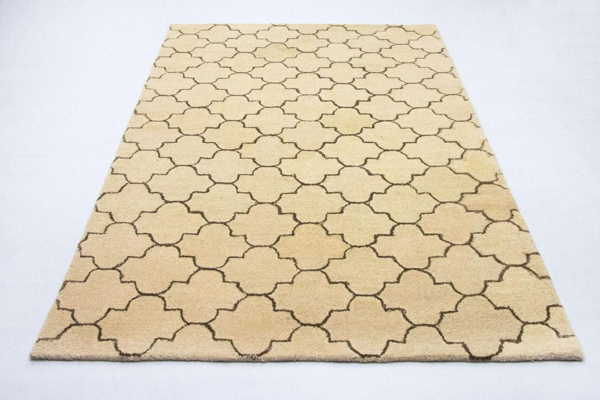 Uldtæppe - 245 x 156 cm - beige