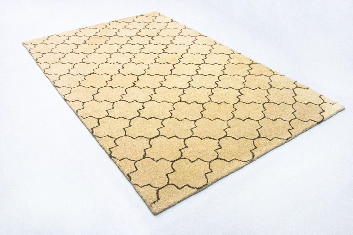 Uldtæppe - 245 x 156 cm - beige