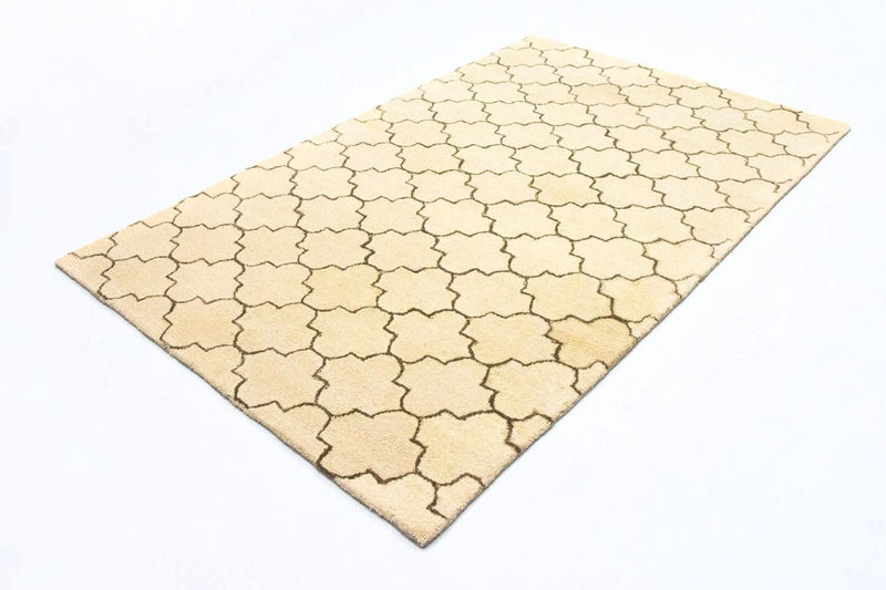 Uldtæppe - 245 x 156 cm - beige