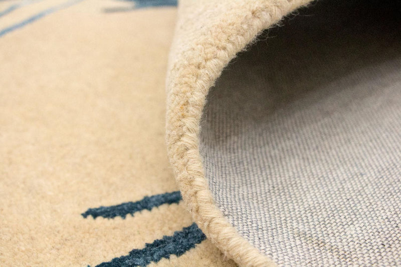 Designer tæppe - 241 x 154 cm - beige