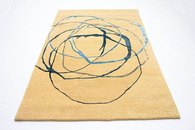 Designer tæppe - 241 x 154 cm - beige