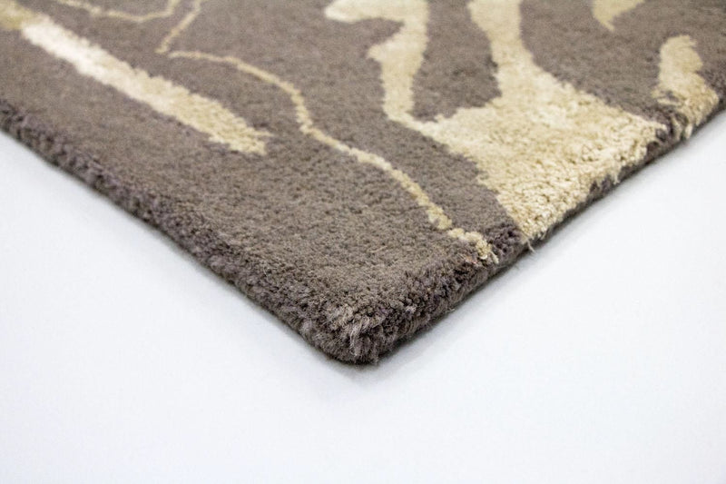 Designer tæppe - 241 x 153 cm - brun