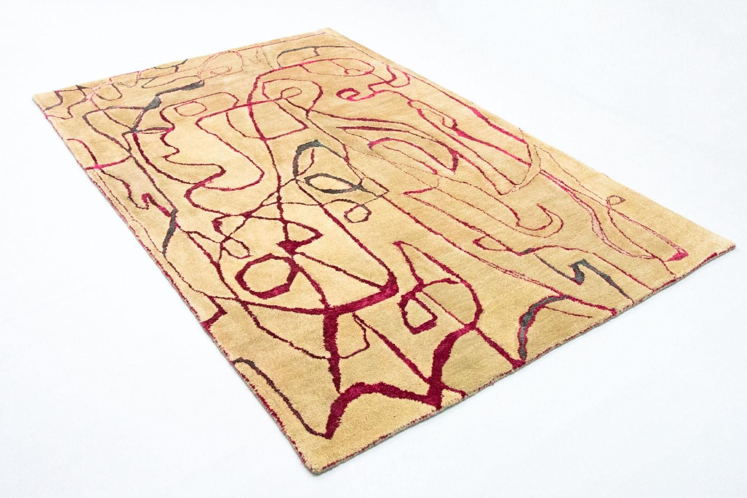 Designer tæppe - 241 x 152 cm - flerfarvet