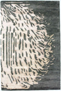 Designer tæppe - 241 x 152 cm - flerfarvet